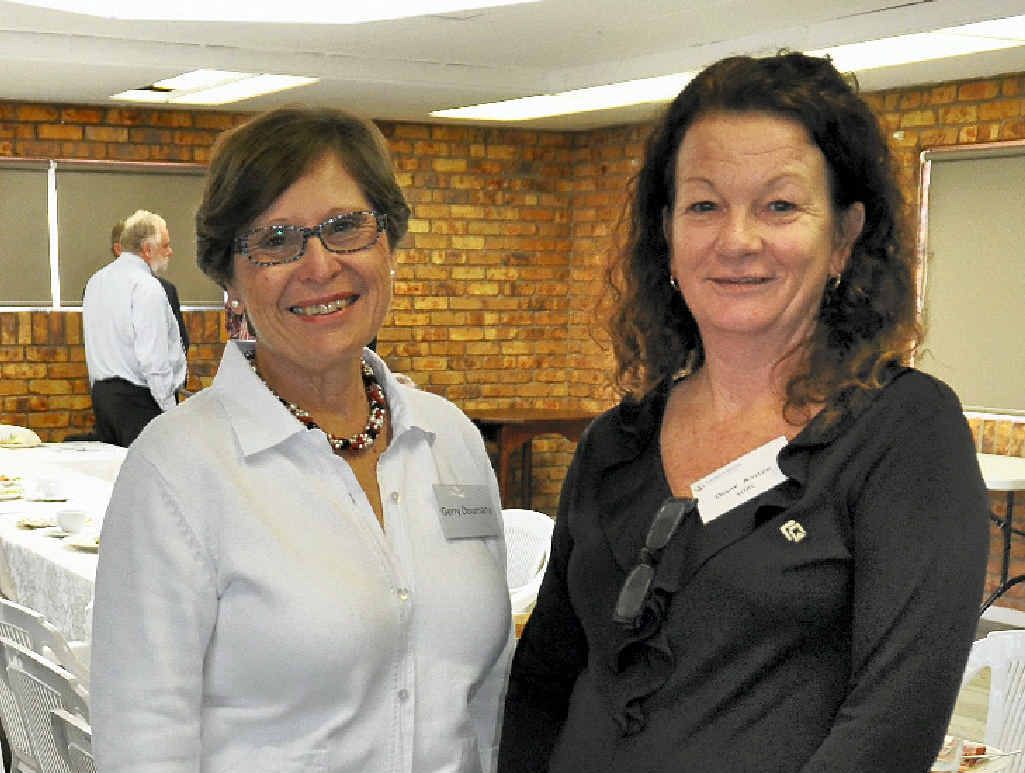 ABOVE, GET STARTED: TradeStart Export Adviser Geraldine Doumany with Southern Downs economic development officer Diane Anstee at the breakfast yesterday. ABOVE, GET STARTED: TradeStart Export Adviser Geraldine Doumany with Southern Downs economic development officer Diane Anstee at the breakfast yesterday.